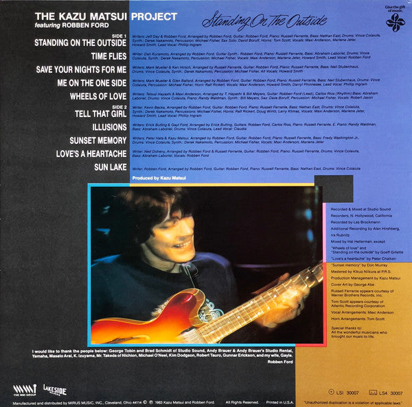 The Kazu Matsui Project Featuring Robben Ford : Standing On The Outside (LP, Album)