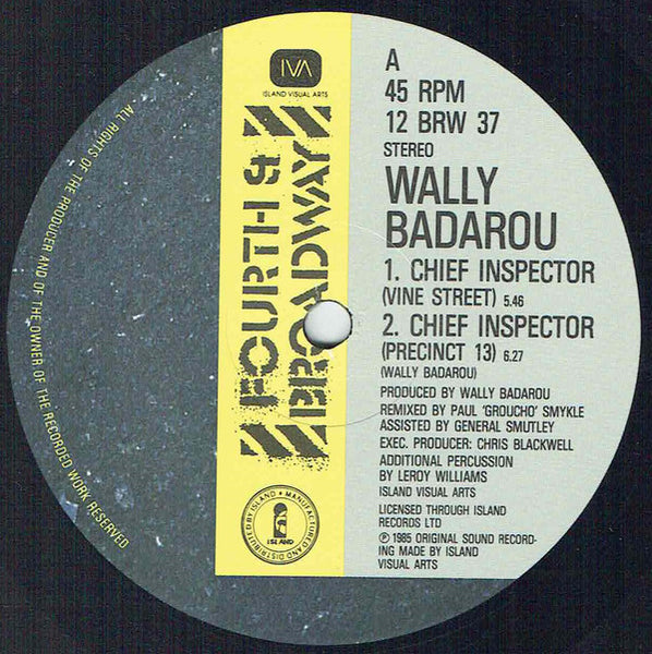 Wally Badarou : Chief Inspector (12", Mix)