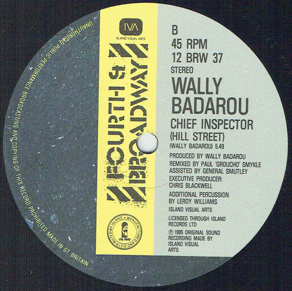Wally Badarou : Chief Inspector (12", Mix)