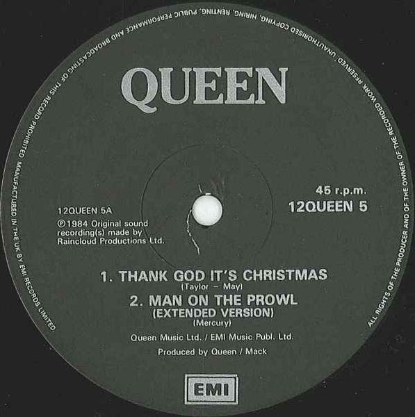 Queen : Thank God It's Christmas (12", Single)