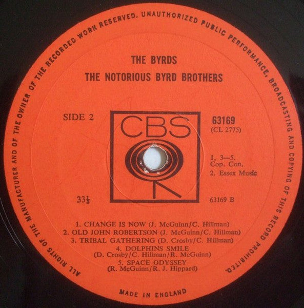 The Byrds : The Notorious Byrd Brothers (LP, Album, Mono)