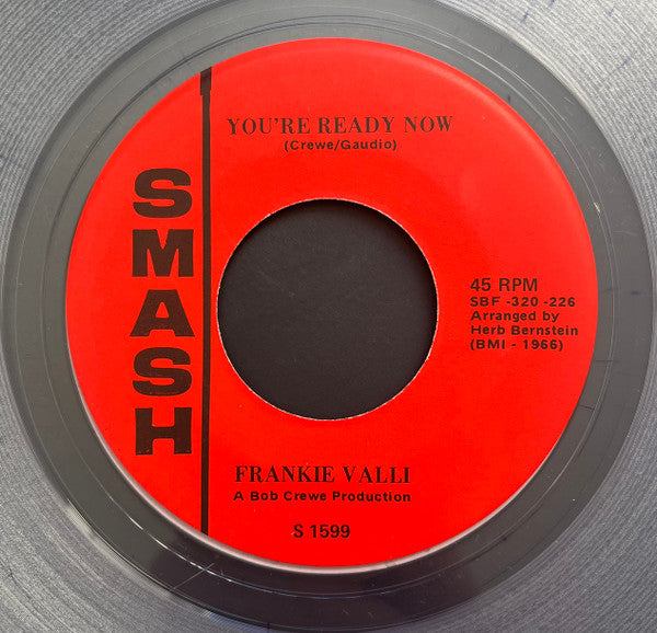 Frankie Valli & Four Seasons* : You're Ready Now Clear / I'm Gonna Change  (7", Unofficial, Cle)