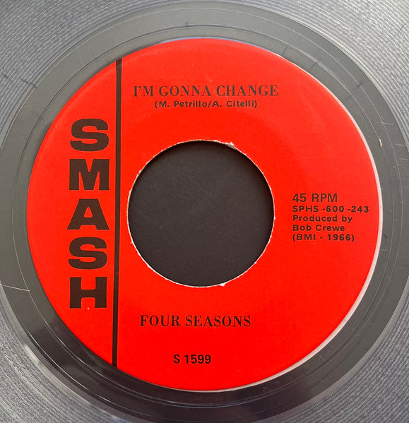 Frankie Valli & Four Seasons* : You're Ready Now Clear / I'm Gonna Change  (7", Unofficial, Cle)