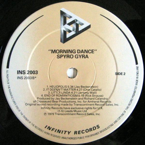 Spyro Gyra : Morning Dance (LP, Album, Bro)