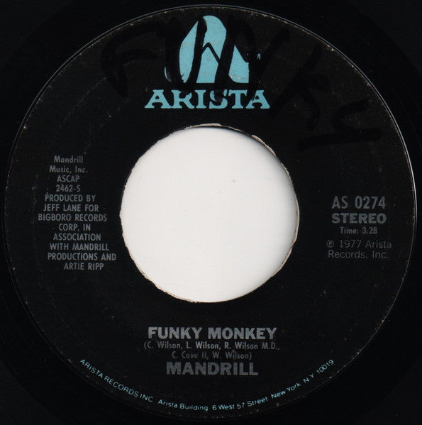 Mandrill : Funky Monkey (7", Single)