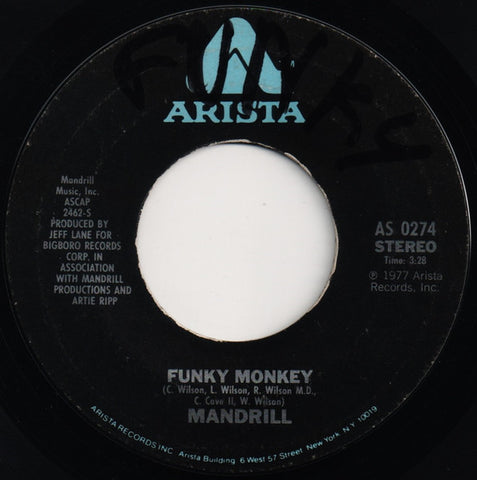 Mandrill : Funky Monkey (7", Single)
