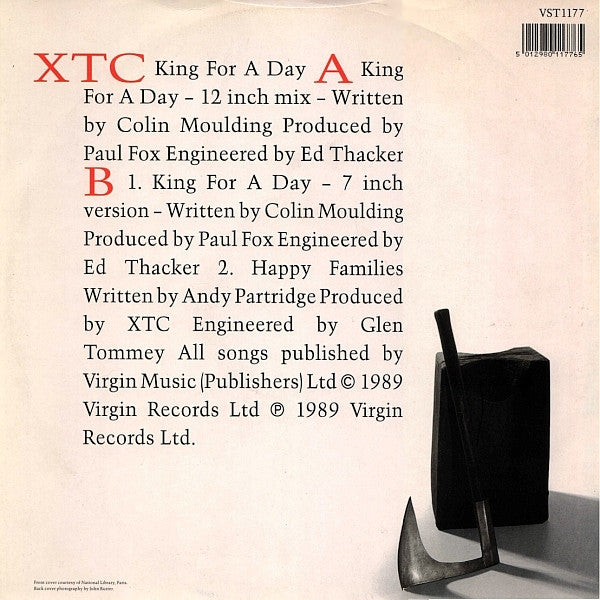 XTC : King For A Day (12", Single)