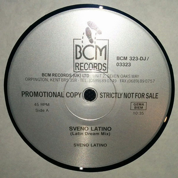 Sveno Latino* : Sveno Latino (Latin Dream Mix) (12", S/Sided, Promo)
