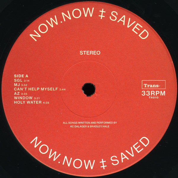 Now, Now : Saved (LP, Album, Gat)