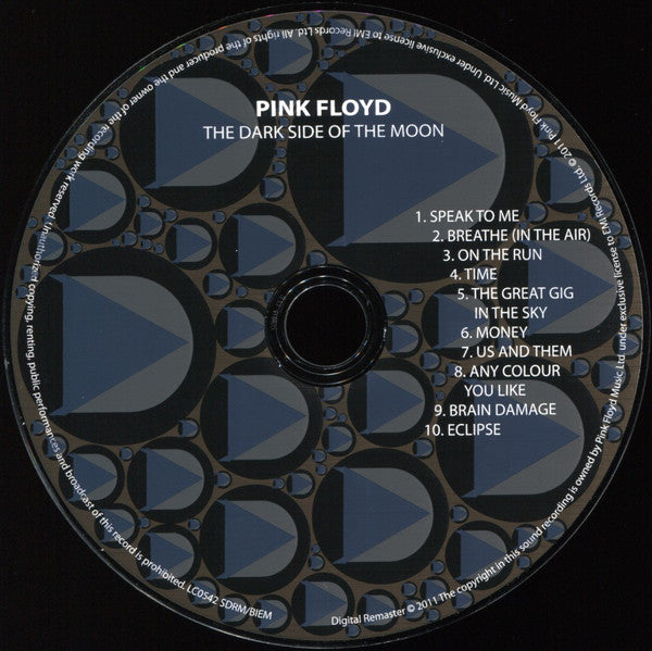 Pink Floyd : The Dark Side Of The Moon (CD, Album, RE, RM, Gat)