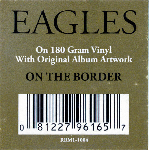 Eagles : On The Border (LP, Album, RE, 180)