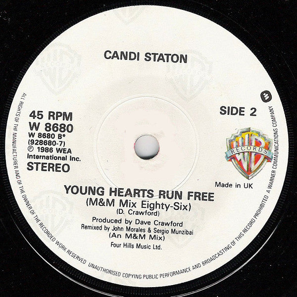 Candi Staton : Young Hearts Run Free (7", Single)