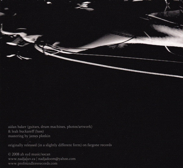 Nadja (5) : Bliss Torn From Emptiness (CD, Album, RE, RM)