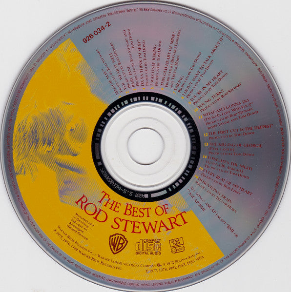 Rod Stewart : The Best Of Rod Stewart (CD, Comp)