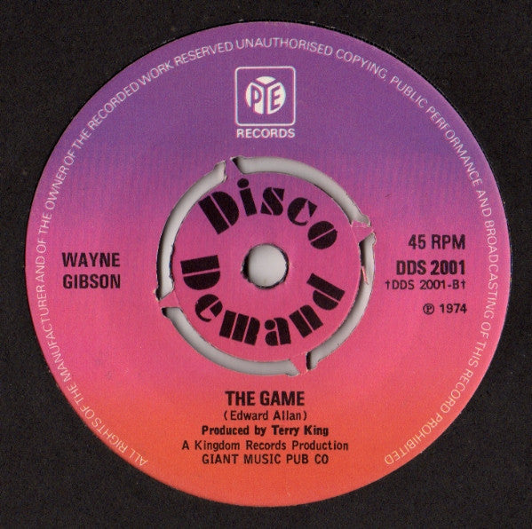 Wayne Gibson : Under My Thumb (7", Single, 4-p)
