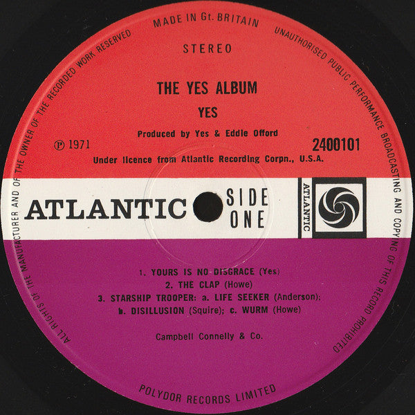 Yes : The Yes Album (LP, Album)