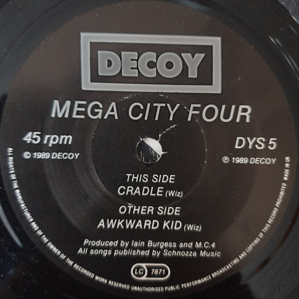 Mega City Four : Awkward Kid / Cradle (7")