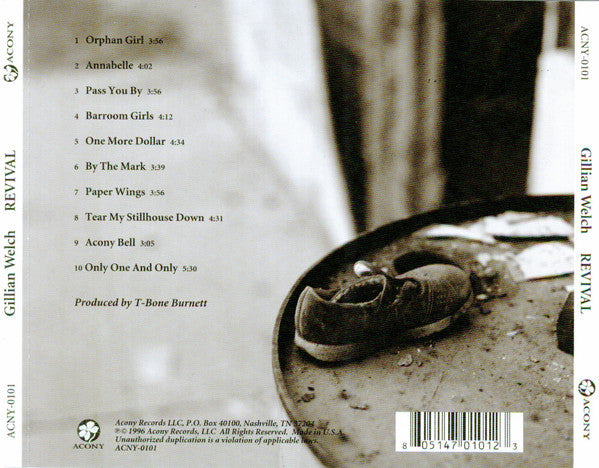 Gillian Welch : Revival (CD, Album, RE)