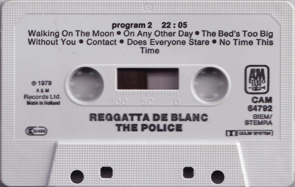 The Police : Reggatta De Blanc (Cass, Album)