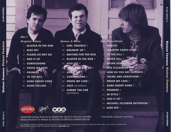 Violent Femmes : Violent Femmes (2xCD, Album, RE, RM)