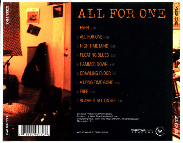 Wiser Time : All For One (CD, Album)