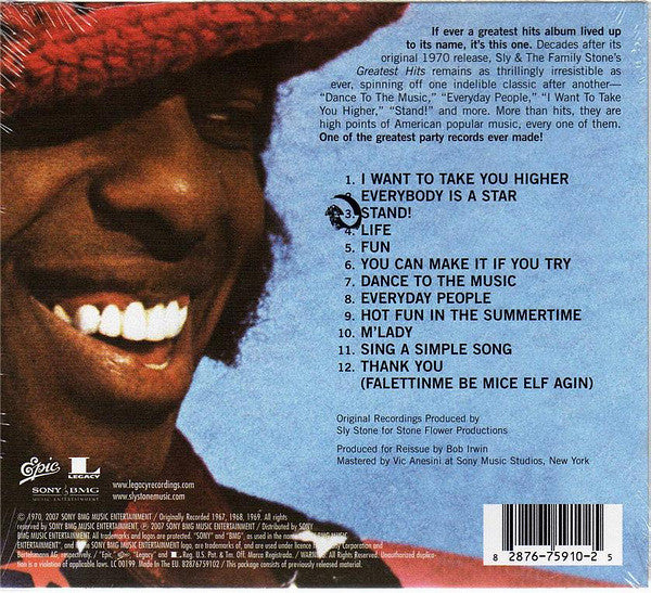 Sly & The Family Stone : Greatest Hits (CD, Comp, RE, RM, Dig)