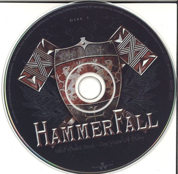 HammerFall : Steel Meets Steel - Ten Years Of Glory (CD + CD, Enh + Comp)
