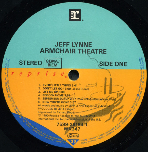 Jeff Lynne : Armchair Theatre (LP, Album)