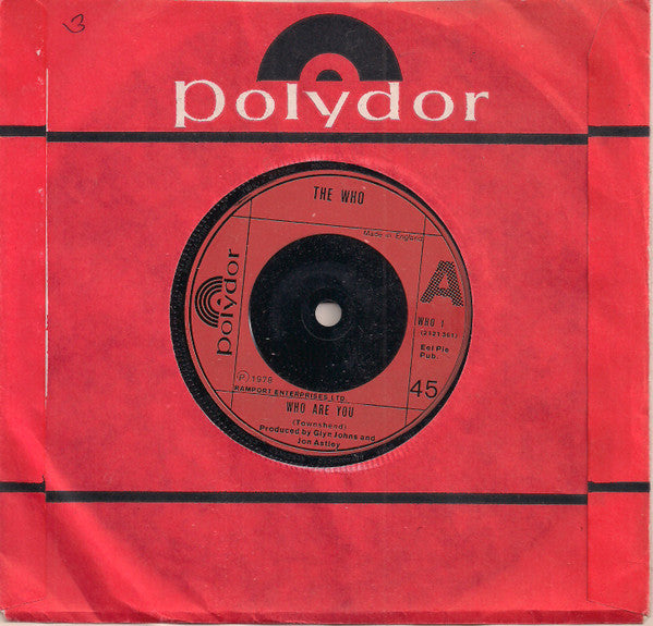 The Who : Had Enough / Who Are You (7", Single)