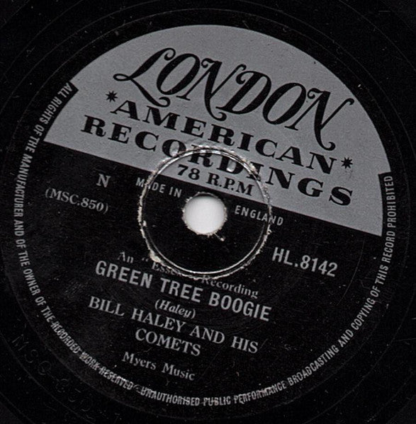 Bill Haley And His Comets : Green Tree Boogie / Sundown Boogie (Shellac, 10")