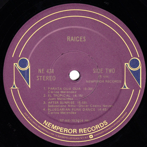 Raices : Raices (LP, Album, PR)