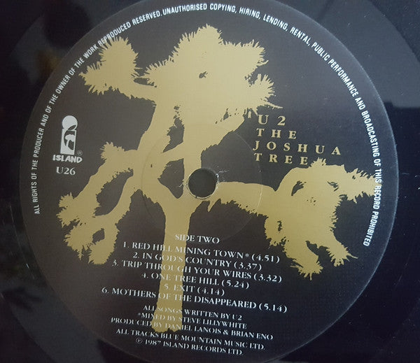 U2 : The Joshua Tree (LP, Album)
