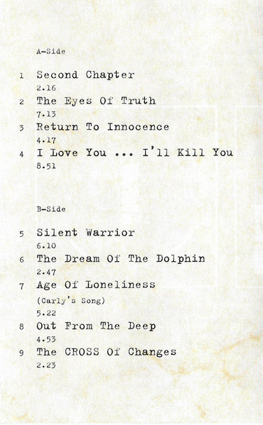 Enigma : The Cross of Changes (Cass, Album)