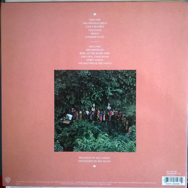 Paul Simon : The Rhythm Of The Saints (LP, Album)