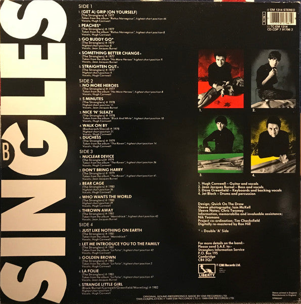 The Stranglers : Singles (The U.A. Years) (2xLP, Comp, RM)