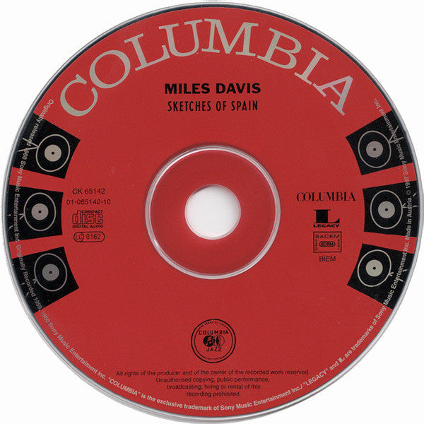 Miles Davis : Sketches Of Spain (CD, Album, RE, RM)