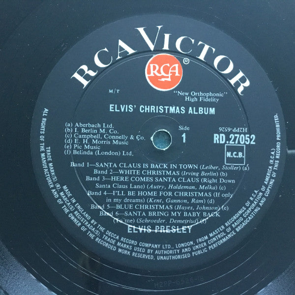 Elvis Presley : Elvis’ Christmas Album (LP, Album, RE)