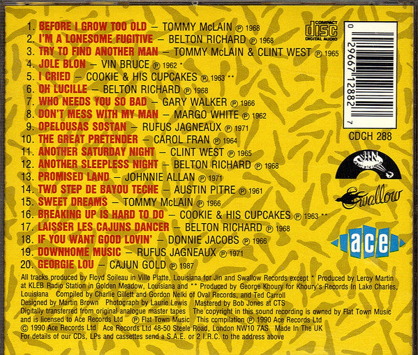 Various : Another Saturday Night (Classic Recordings From The Louisiana Bayous) (CD, Comp)