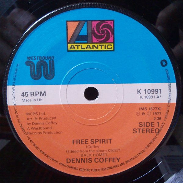 Dennis Coffey : Free Spirit (7", Single)