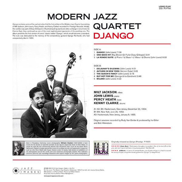 The Modern Jazz Quartet : Django (LP, Album, Dlx, Ltd, RE, Gat)