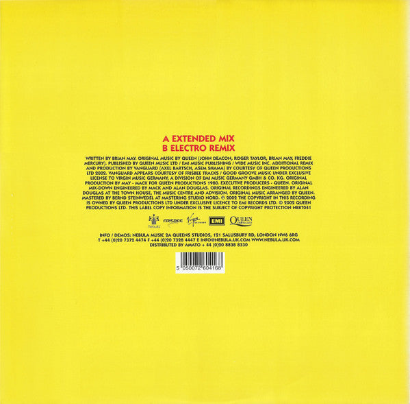 Queen + Vanguard : Flash (12", Single)