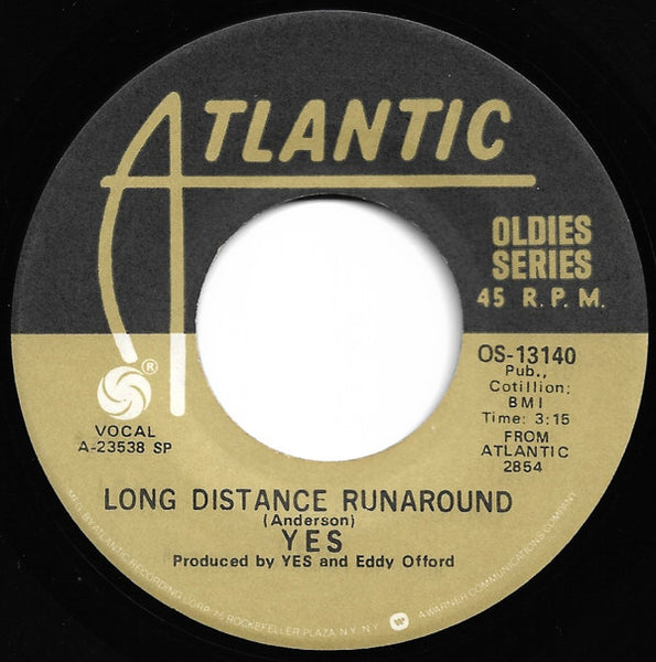 Yes : Roundabout / Long Distance Runaround (7", Single, SP )