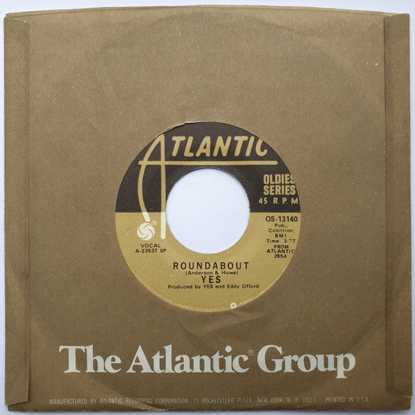 Yes : Roundabout / Long Distance Runaround (7", Single, SP )