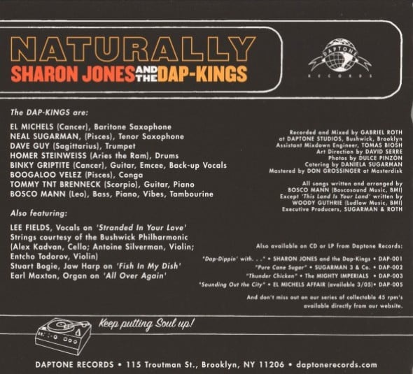Sharon Jones And The Dap-Kings* : Naturally (CD, Album, Dig)