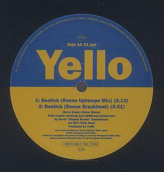 Yello : The Race / Bostich (12", Single)