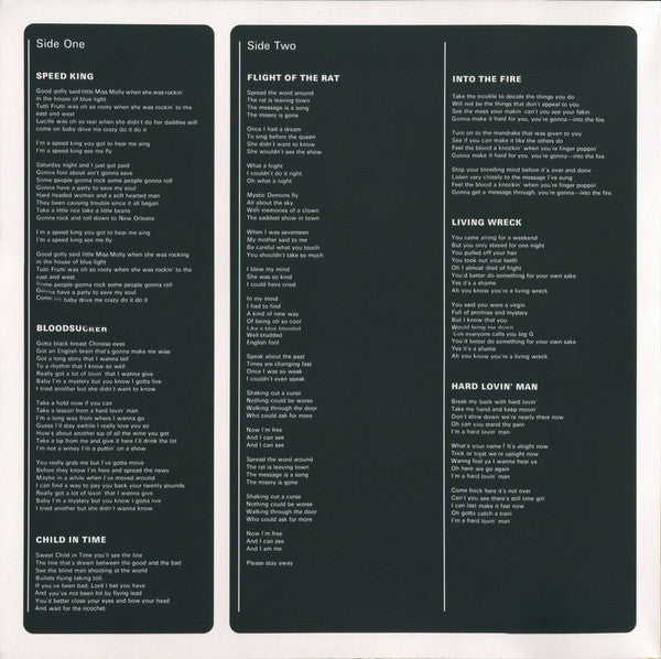 Deep Purple : In Rock (LP, Album, Ltd, RE, RM, Pur)