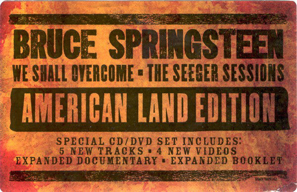 Bruce Springsteen : We Shall Overcome - The Seeger Sessions - American Land Edition (CD, Album + DVD-V, Copy Prot., Multichannel, PAL, )