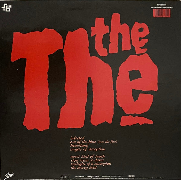 The The : Infected (LP, Album, Red)