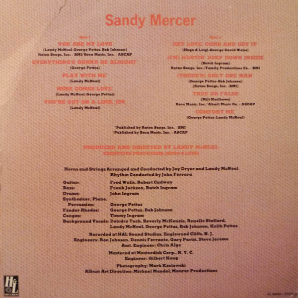 Sandy Mercer : Hey Love, Come And Get It! (LP, Album)