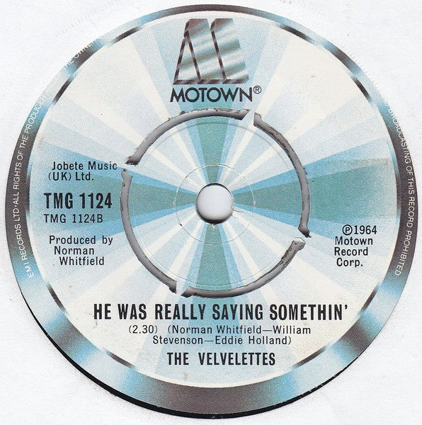 The Velvelettes : Needle In A Haystack / He Was Really Saying Somethin' (7", Single, RE, 4-P)